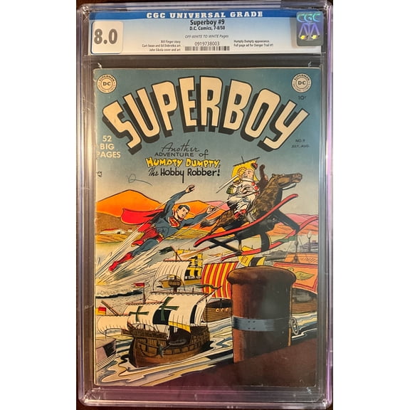 Superboy #9 - CGC 8 Comic Book