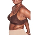 thumbnail image 4 of Women's Bali 3463 Comfort Revolution Wirefree Bra (Warm Cocoa Brown Swirl 36DD), 4 of 6