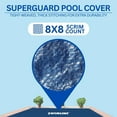 thumbnail image 2 of Swimline CO82137R Winter Cover 16 x 32-Foot In-Ground Swimming Pool, Blue, 2 of 8