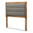 thumbnail image 1 of Baxton Studio Dexter Dark Gray and Brown Finished Wood Twin Size Headboard, 1 of 7
