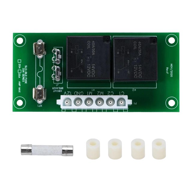 Tablero de control de relé deslizable para RV 14-1130, accesorio para automóvil, vehículo liviano y compacto, con fusible y junta, fusible de acción