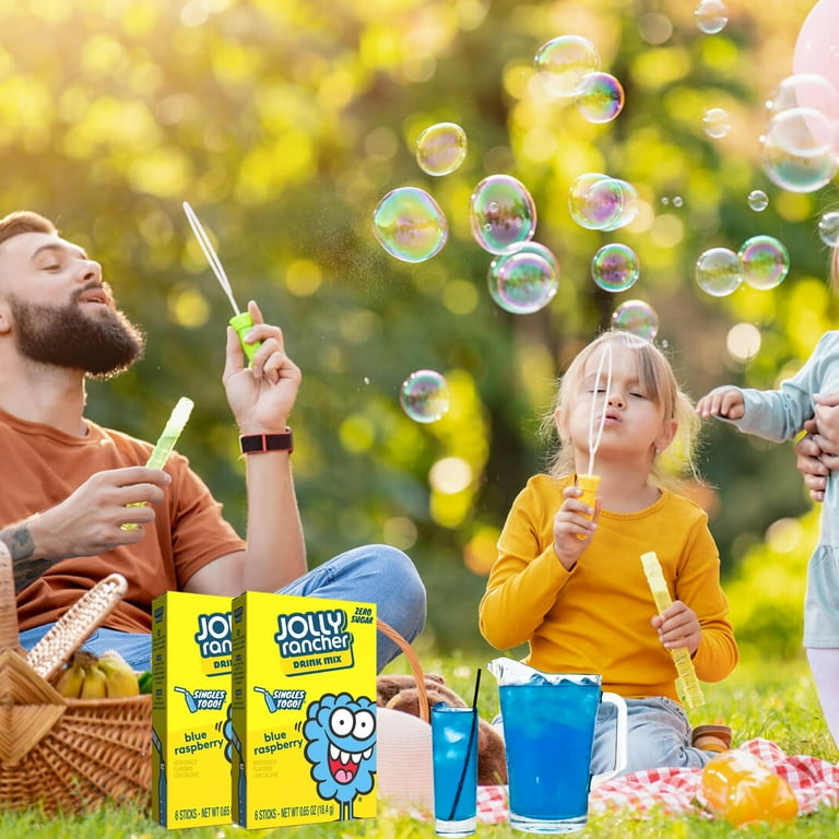 Jolly Rancher Drink Mix, Blue Raspberry Water Flavor Packets, Zero