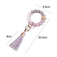 thumbnail image 2 of Dinheiro Pulsera de cuentas de silicona, colgante de llavero, 2 of 5