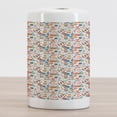thumbnail image 2 of Flip Flop Ceramic Toothbrush Holder, Absurd Design of Swimming Theme Slippers Snorkeling Bikini and Towels, Decorative Versatile Countertop for Bathroom, 4.5" X 2.7", Multicolor, 2 of 4