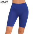thumbnail image 2 of Braguitas elásticas para mujer, ropa interior para estar en casa, ropa de estar por casa, gimnasio, fitness, pantalones cortos de yoga y gimnasia de color liso, leggings cortos con cintura elástica, 2 of 5