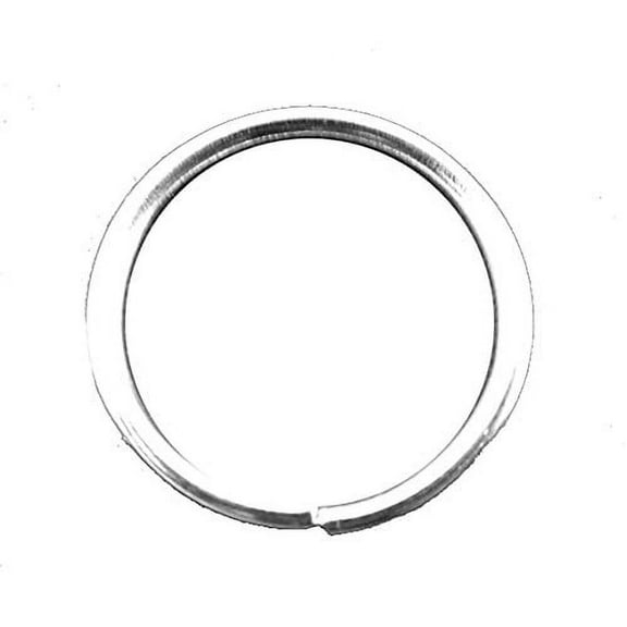 HDSupplies 50 Pieces - 18mm Jump Rings - Bright Silver Tone - 13 Gauge