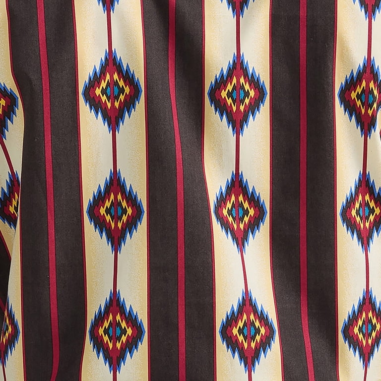 Wrangler Black Checotah Print - Mens Shirt - 112351471 - Walmart.com