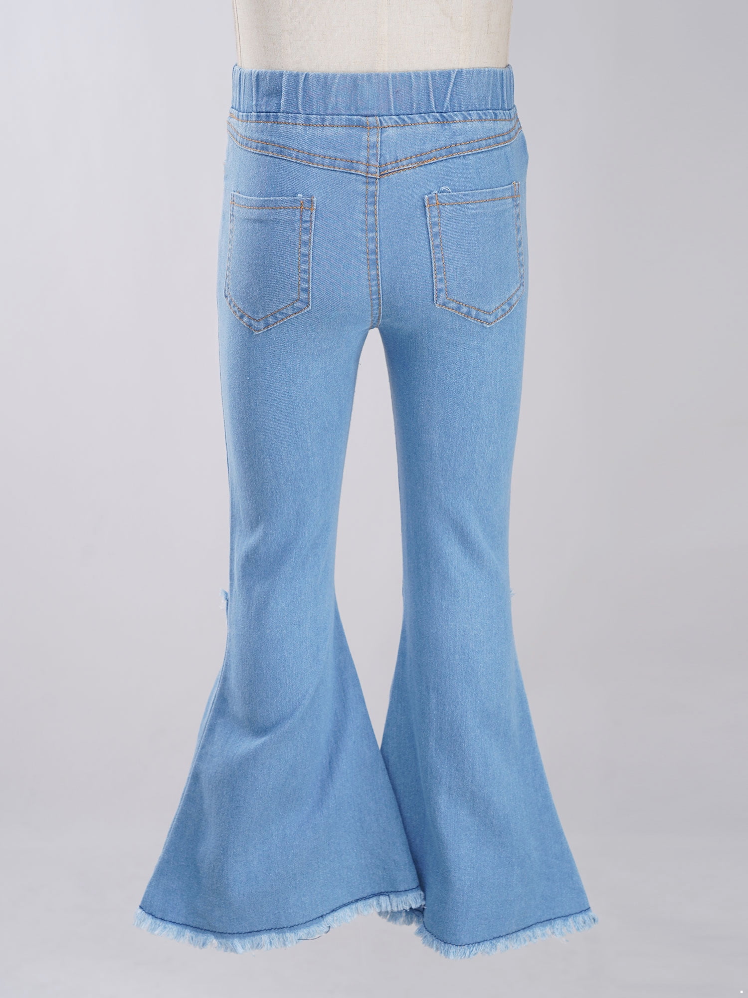 Jean Femme Juniors Taille 7 Bleu Flare Leg V Front - Neuf Avec étiquettes - No Boundaries