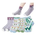 thumbnail image 1 of Calcetines Media De Mujer Varios Patrones Cómodo 10 Pares, 1 of 8