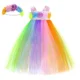 thumbnail image 4 of Vestido de tutú de hada arcoíris para niñas con juego de alas, vestido de princesa para fiesta de cumpleaños de niños, vestido de baile, disfraz de hada de Halloween para bebés y niños, 4 of 5
