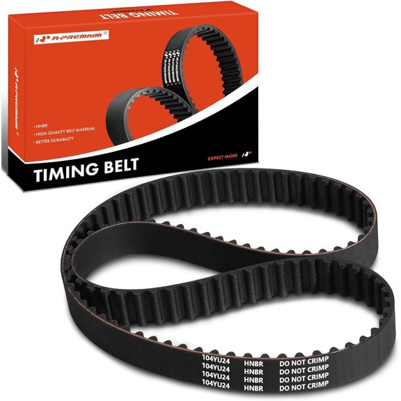 A-Premium Engine Timing Belt Compatible with Honda Civic 1992-2000 1.6L, Civic del Sol 1993-1997 1.6L & Acura EL 1997-2000 1.6L - Replace# 14400P2FA01
