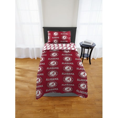 NCAA Alabama Crimson Tide Rotary Bed Set - Twin