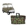 Armor Shield Deluxe 4 Sided Golf Cart Enclosure 2 Passenger, Fits Carts up to 66" Length (Camo Color)