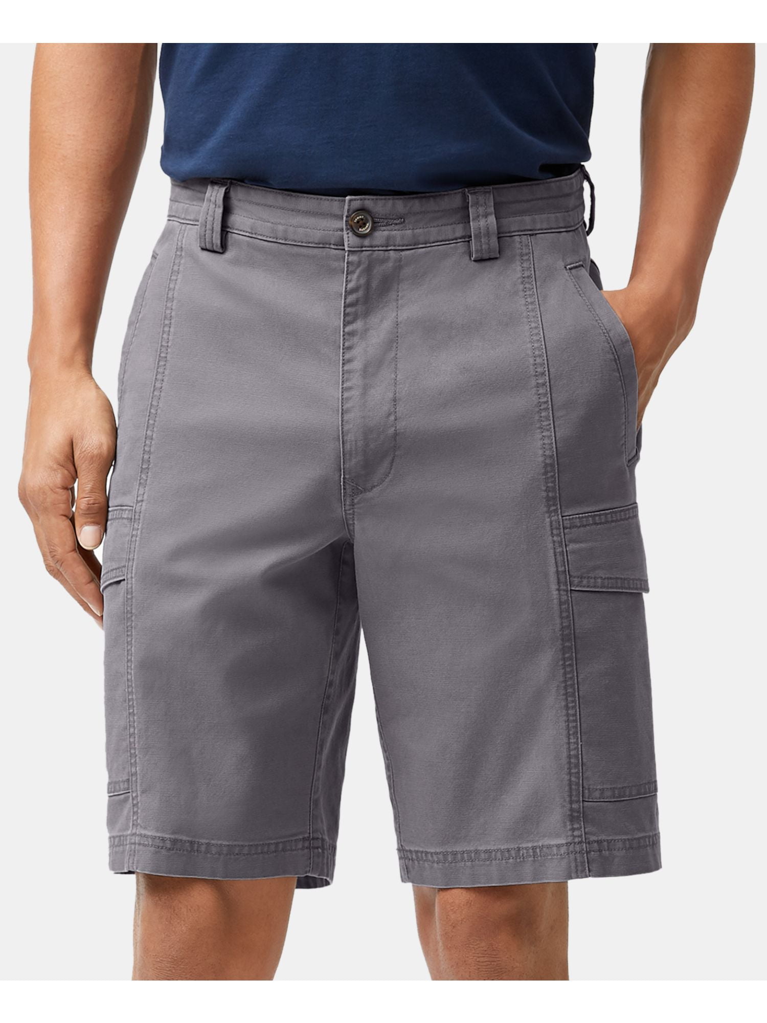 TOMMY BAHAMA Mens Gray Cargo Shorts 44R 