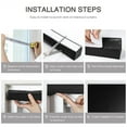 thumbnail image 3 of RV Blackout Window Blinds Shades Touch Fastener Non Woven Material 60x150cm, 3 of 7