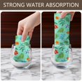 thumbnail image 6 of 2 Pcs Pioneer Flower Floral Print Pattern Kitchen Towels, Funny Microfiber Dish Towel Set, 18" X 26" Tea Towels, 6 of 6