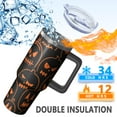 thumbnail image 4 of 40oz Halloween Tumbler with Handle and Straw, Insulated Travel Mug for Fall Season, 4 of 7