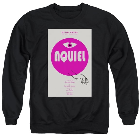 Star Trek Tng Season 6 Episode 13 Adult Crewneck Sweatshirt Black