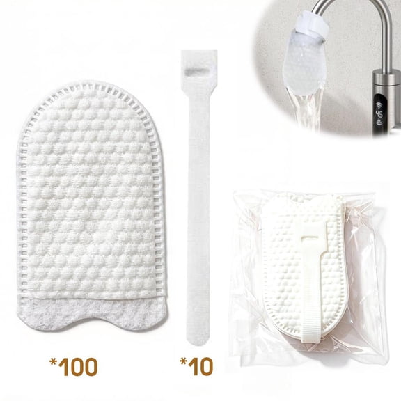 Faucet Filter Cotton Bag,  Universal Tap Water Filter Bags with Straps, Sediment Rust Filter for Kitchen Bathroom Sink