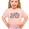 thumbnail image 3 of Floral Big Sis Shirt for Girls Big Sister Flower T-Shirt New Sibling Toddler Tee Peach Shirt Youth Medium, 3 of 3
