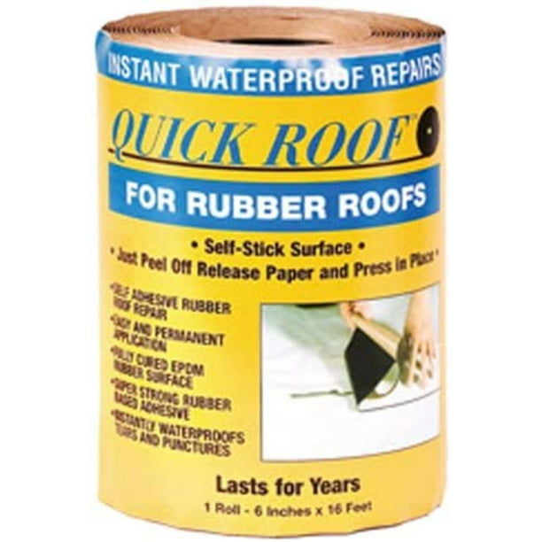 Cofair Rqr616 6x16 Rubber Quick Roof Patch Kit Instantly Waterproofs 