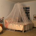 thumbnail image 2 of Baldaquin de Lit pour Enfants Dôme Rond Décorations de Crèche Moustiquaire en Coton, 2 of 4