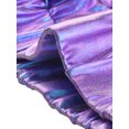 thumbnail image 6 of Unique Bargains Women's Track Holographic Shiny Metallic Zip Front Jacket XS Blue Purple, 6 of 7