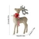 thumbnail image 3 of Adornos navideños, 1 pieza de adorno navideño con polvo brillante y material flocado, adorno navideño de ciervo Milu, adorno de escritorio, accesorio para fotos, regalo navideño, decoraciones de escri, 3 of 7