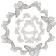 thumbnail image 1 of Pegatina de pared Irfora 12 unids / set pegatinas de pared de mariposa 3D pegatinas murales extraíbles calcomanías de pared de arte DIY decoración con pegamento para el banquete de boda del dormito Irfora Pegatina de pared, 1 of 2