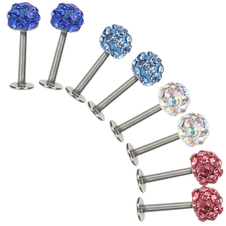 8pcs Stud Earrings Cartilage Earrings Tragus Piercing Earrings