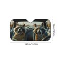 thumbnail image 2 of EGNMCR Car Windshield Sunshade Foldable Sunshade For Sun Protection And Heat Insulation Polyester S unshade, 2 of 5