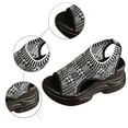 thumbnail image 5 of MKLEKYY Sandalias Cómodas de Suela Gruesa para Mujer, Sandalias de Verano de Malla Transpirable Con Tacón Inclinado y Boca de Pez para deportes y Ocio. 376, 5 of 5