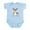 Sky Blue, variant on CafePress - Tubby Corgi Infant Bodysuit - Baby Light Bodysuit, Size Newborn - 24 Months