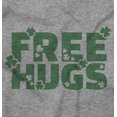 thumbnail image 2 of Free Hugs Cute Optimistic St. Pattys Men's Graphic T Shirt Tees Brisco Brands S, 2 of 5