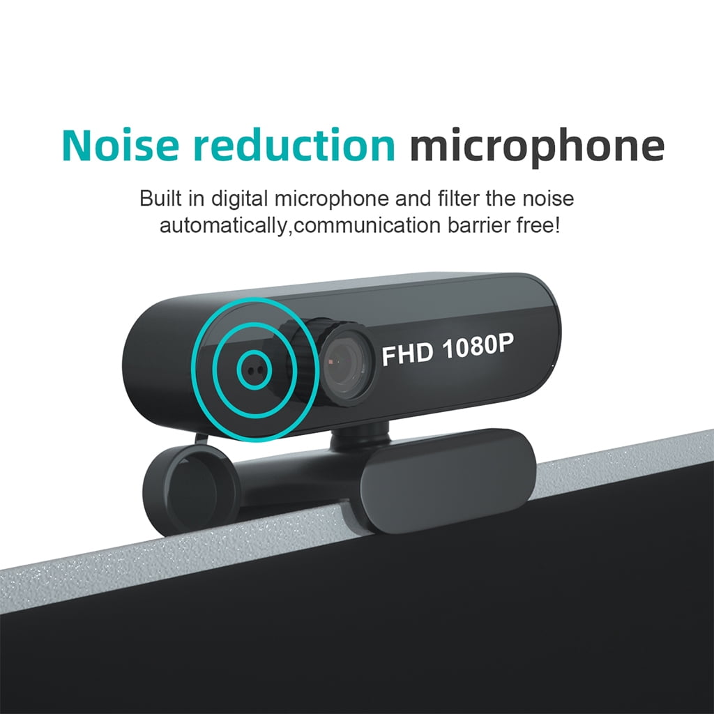 ZPAQI 1080p High Definition Computer Camera Microphone Laptop USB Webcam Web Monitor