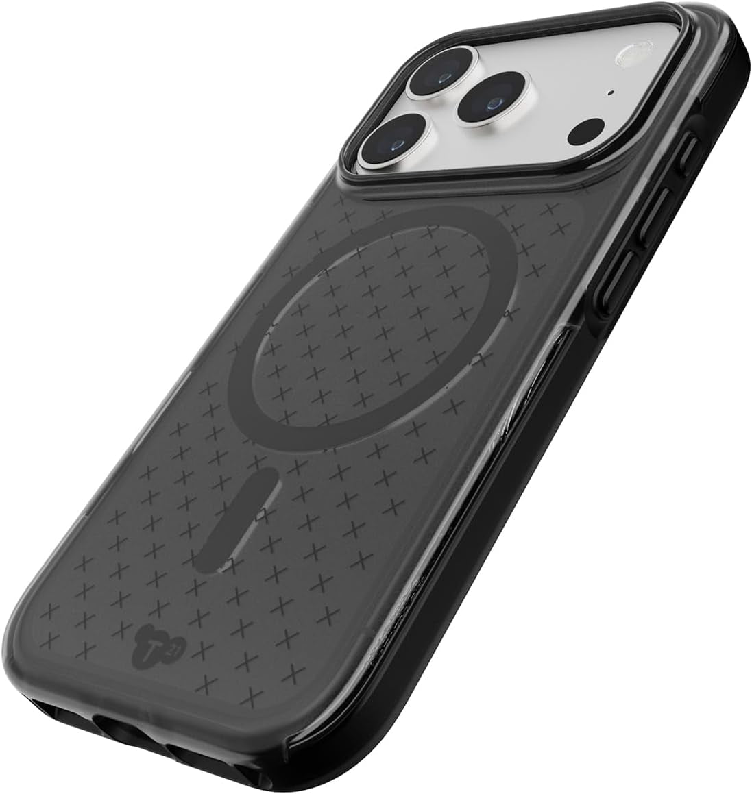 Tech21 EvoCheck Case for iPhone 17 Pro Max  Smokey/Black  Slim Protective Case  Impact Protection  MagSafe Compatible
