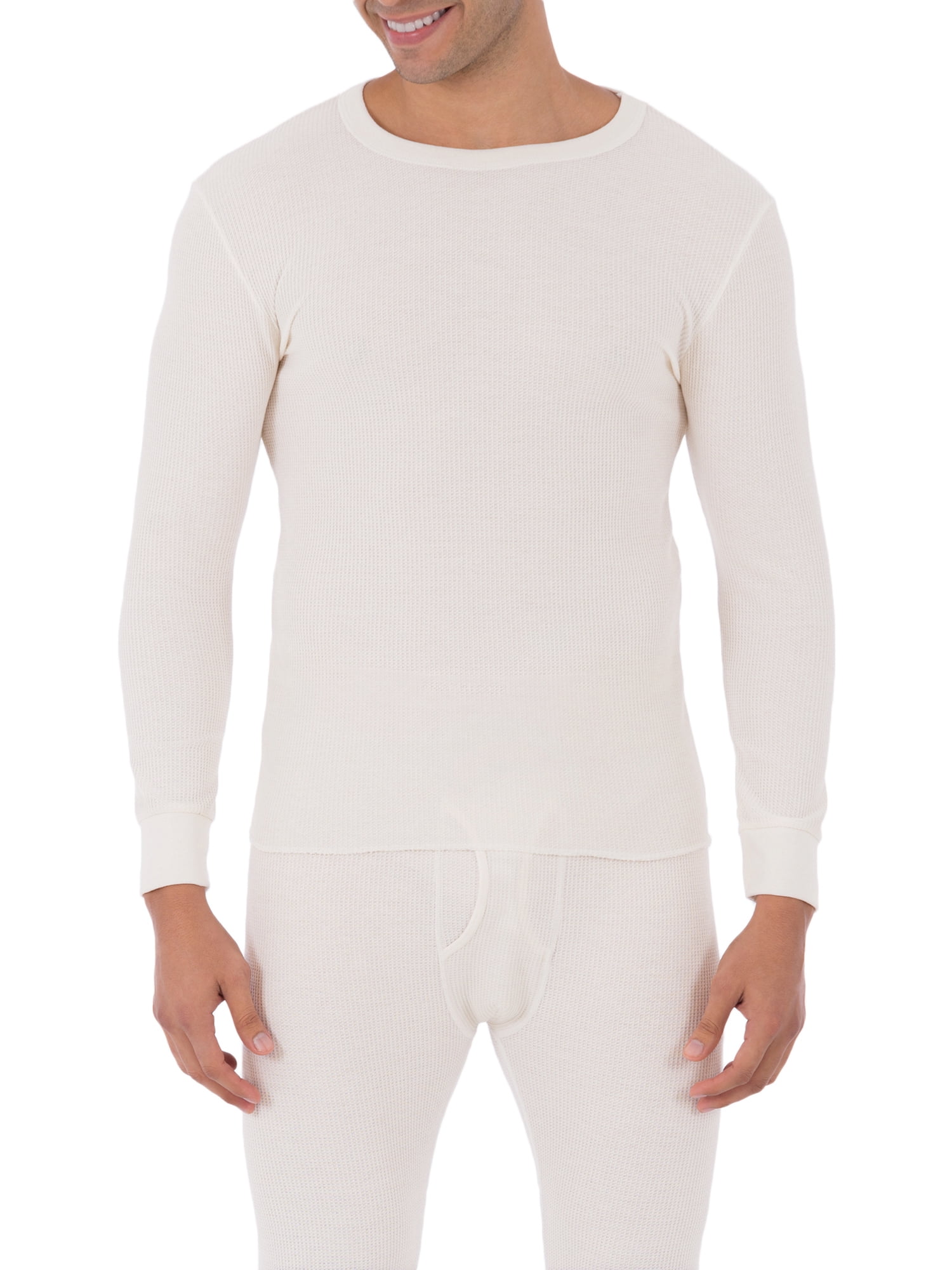 fruit of the loom men's core waffle thermal top