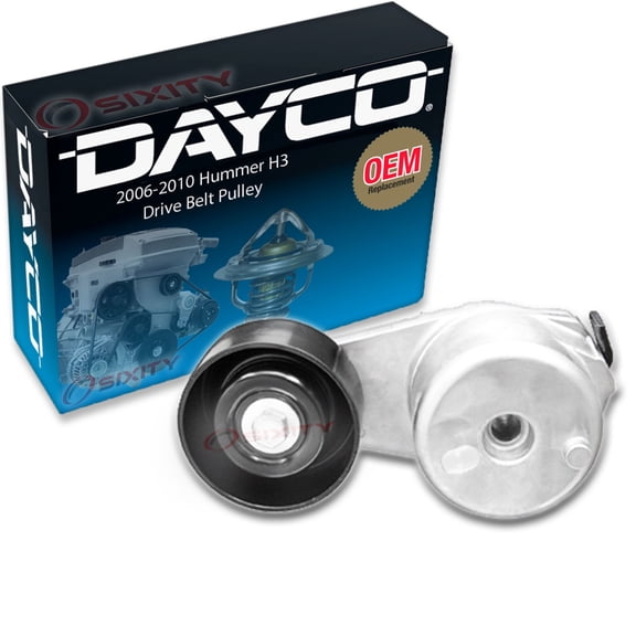 Dayco Drive Belt Tensioner Assembly compatible with Hummer H3 3.7L L5 2006-2010