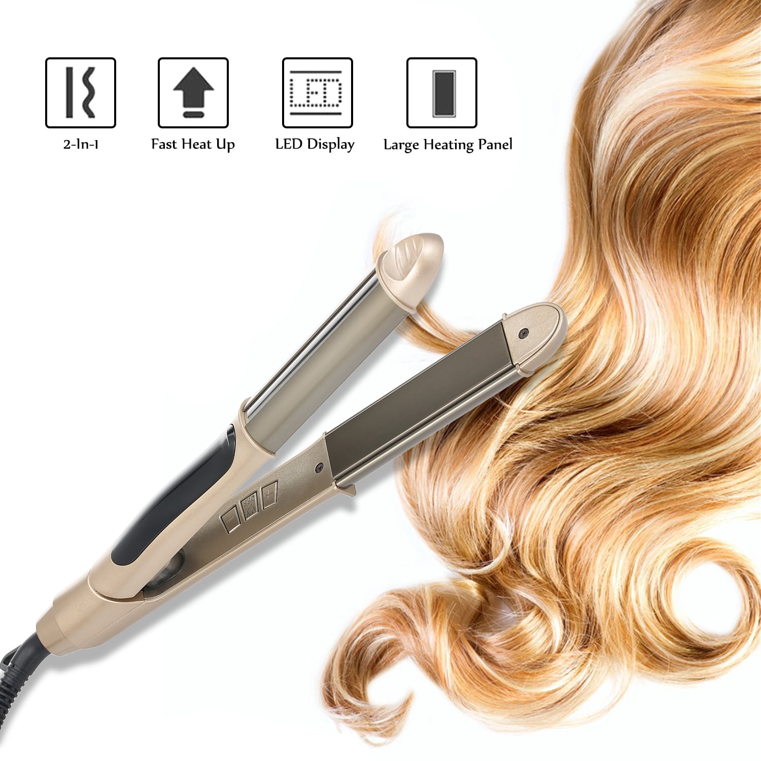 friser cheveux fer plat