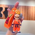 thumbnail image 1 of LLavero de Anime Dragon Ball para hombre y mujer, joyería de moda, Son Goku, Vegeta, Piccolo, figuras de acción, llavero de PVC de 8CM, colgante para bolso Gong Bohan LED, 1 of 2