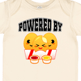 thumbnail image 4 of Inktastic Powered by Chicken Nuggets Boys or Girls Baby Bodysuit, 4 of 5