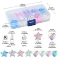 thumbnail image 3 of DIY Bracelet Making Kits Including Acrylic Beads Elastic Thread Heart Letter Star Round Mixed Color Beads: 6~10x3~4mm Hole: 1~1.5mm, 3 of 5