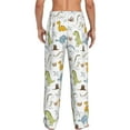 thumbnail image 3 of Xecao Dinosaur Men's Straight Lounge Pajama Pants: The Ultimate in Comfortable Sleepwear, 3 of 9