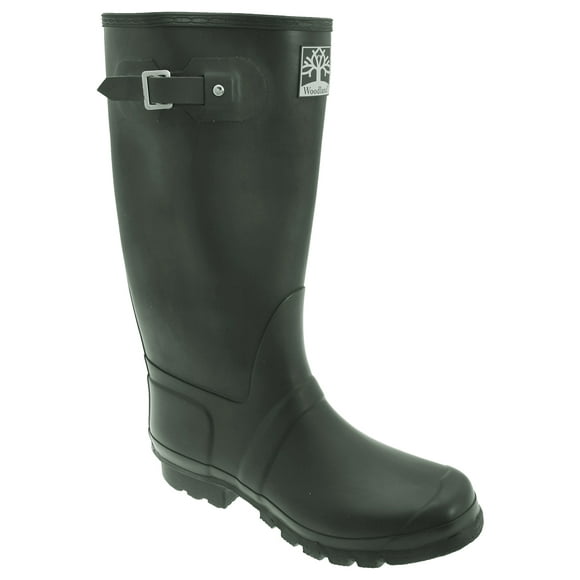 Woodland  Quality Strap Wide Fit Wellington Boots