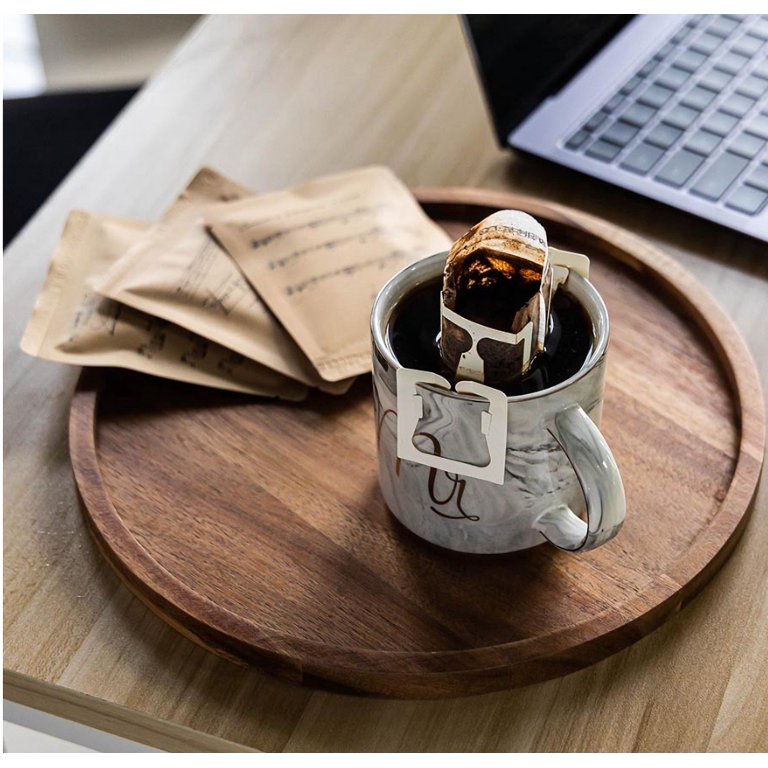 Gogcaro Acacia Wood Round Candle Holder Tray photo 6