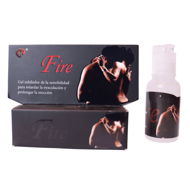 Lubricante Fire gel retardante - 15 ml - SexyPeach