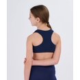 thumbnail image 3 of Boxercraft YS101 Girls Support Your Team Bra-Navy-L, 3 of 3