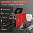 thumbnail image 4 of WarmHaven Mini Stick Welder Machine,110V 250A ARC Portable MMA Welding Machine for Beginners,Welding Machine with 10pcs Welding Rod Tools,IGBT Inverter Welder,Hot Start Arc Force Anti-stick (Red), 4 of 12
