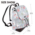 thumbnail image 2 of Vsdgher Bunny cartoon with easter Pattern PU Leather Backpack,Purse for Women Fashion Multipurpose Design Handbag Ladies Shoulder Bags Travel Backpack, 2 of 4