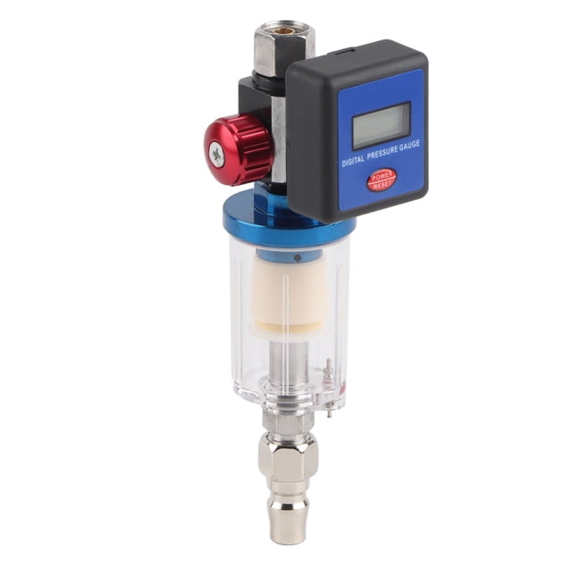 Regulador de presión digital, regulador de agua y aceite G1/4 Filtro de trampa de aceite de agua Separador Regulador de agua y aceite Rendimiento empaquetado con energía